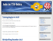 Tablet Screenshot of judoinbebra.de